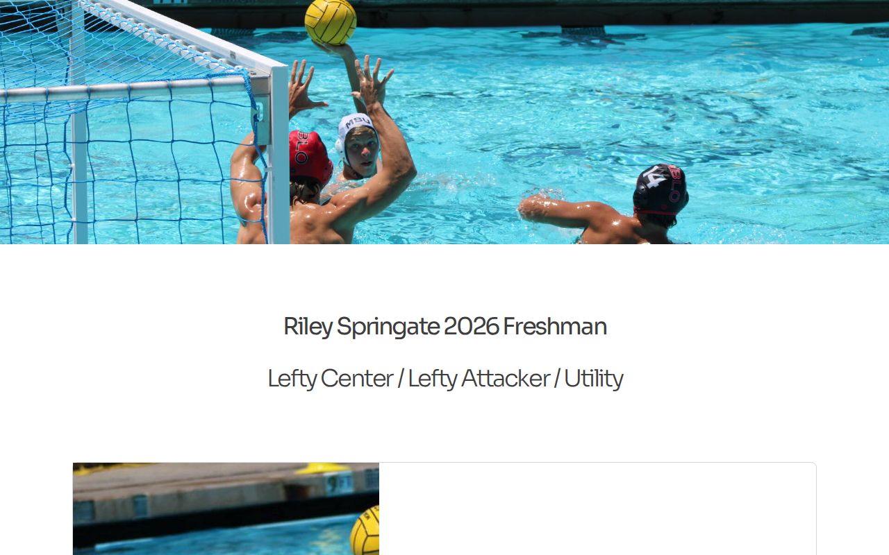 Riley Springate draft